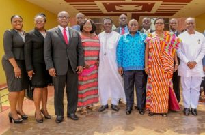 PRESIDENT INAUGURATES BOARD OF GHANA INVESTMENT & INFRASTRUCTURE FUND